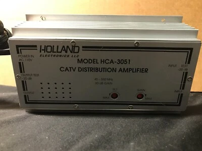 Holland Electronics CATV Distribution Amplifier  HCA-3051 - Image 1 of 4