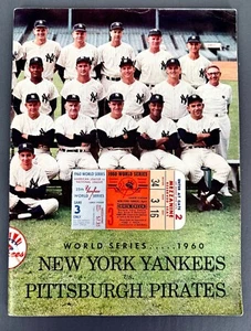 1960 WORLD SERIES GAME 3 TICKET STUB & PROGRAMS - MICKEY MANTLE HOME RUN - Picture 1 of 8