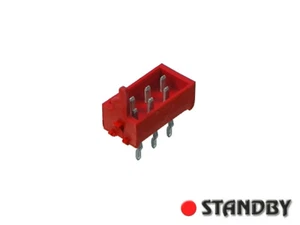 5pcs 6 pin Male-on-Board Connector Top Entry, Micro-MaTch, 7-0215464-6 AMP THT - Bild 1 von 2
