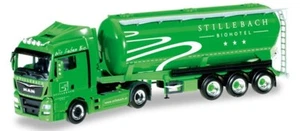 MAN TGX XLX + Halbsilo Melmer / Biohotel Stillebach - Herpa - Maßstab 1/87 HO - Bild 1 von 1