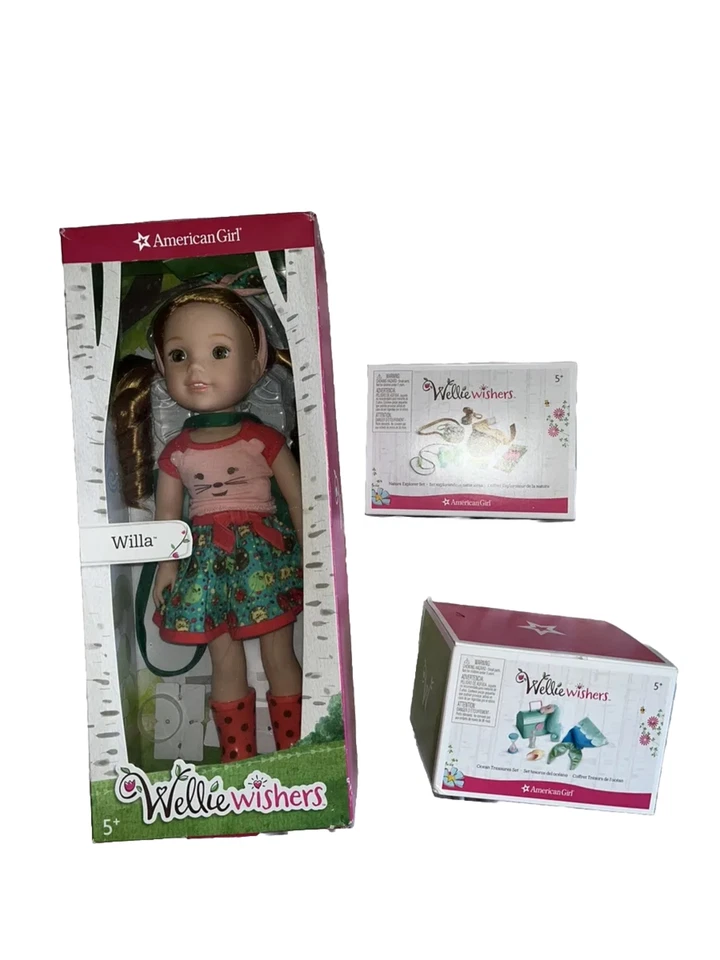 Muñeca y juegos WellieWishers Willa American Girl FGD39 14,5 pulgadas Foto 1 de 4