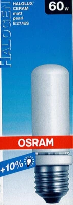 OSRAM Halolux Ceram Ampoule Halogène E27 60W NEU & OVP DIM ANTIQUE - Image 1 of 2