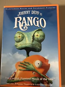 PRE OWNED DVD NICKELODEON RANGO - JOHNNY DEPP #49 - Picture 1 of 2