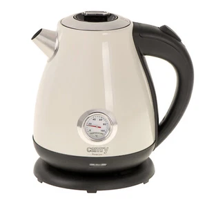 Camry Wasserkocher mit Thermometer 1,7 Liter 2200 W creme CR 1344c - Bild 1 von 9