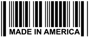 MADE IN AMERICA Barcode Decal for Truck, Car, Windows, Outdoors, Computer, etc!! - Picture 1 of 2