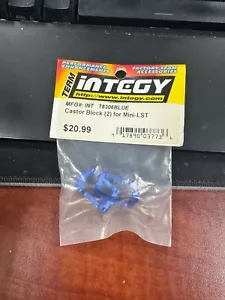 Integy T8306-Blue Aluminum Castor Block (2) for Mini-LST - Picture 1 of 1