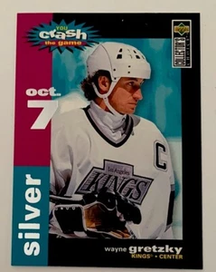 Wayne GRETZKY 1995-96 Upper Deck Collector's Choice Crash the Game OCT 7 #C3 - Bild 1 von 2