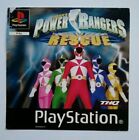 *INCRUSTATION AVANT SEULEMENT* Power Rangers Lightspeed Rescue Playstation One 1 PS1 PS PSX
