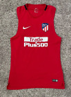 Atletica Madrid Nike Sleeveless Soccer Training Top Shirt Tank Red Spain