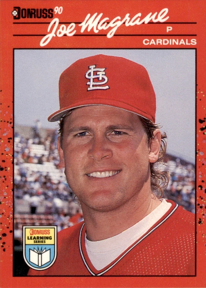 1990 Donruss Learning Series #34 Joe Magrane St. Louis Cardinals - Image 1 of 2