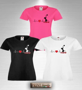T-Shirt VOLLEYBALL IST IN MEINER DNA T-Shirt Slim Fit Damen Mädchen Lustig - Bild 1 von 5