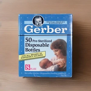 Gerber vorsterilisierte Einwegflaschen Liner 8 Unzen 50 Packungen NEU A293 - Bild 1 von 7
