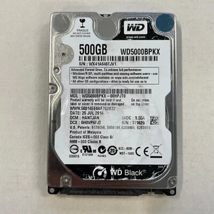 WD Scorpio Black 500GB 2.5" HDD SATA 6.0Gb/s 7200 RPM 16MB Cache WD5000BPKX - Picture 1 of 4