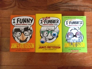 I Funny I Even Funnier I Totally Funniest MIDDLE SCHOOL STORY Book Lot 3 James - Bild 1 von 2