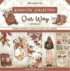 Stamperia - OUR WAY - 8" X 8" Double Sided Paper Pad - 10 SHEETS - Bild 1 von 12
