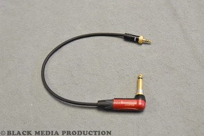 Adapterkabel Mini-Klinke - 6,35mm Winkel-Klinke SilentPlug | 1m für ew-Serie