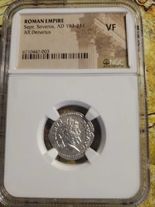 SEPT.SEVERUS..AD.193TO211 AR.DENARUS.NUOVO.SUPPORTO.APPENA TORNATO DA.NGC. - Foto 1 di 18