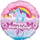 Happy Birthday Rainbow Unicorn 18 Inch Balloon Birthday Party Decoration
