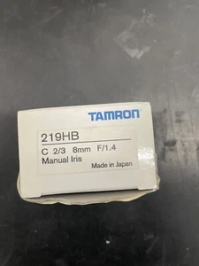Tamron 219HB C 2/3 8mm f/1.4 Objektiv gebraucht - Bild 1 von 2