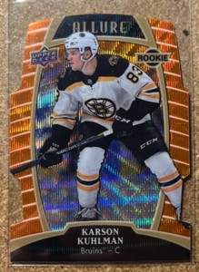 2019-20 Upper Deck Allure Orange Slice Karson Kuhlman #65 130/199 Boston Bruins