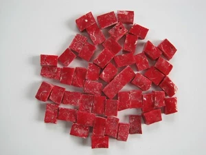 100 Gramm Glas Tesserae Mosaikfliesen - mindestens 50 Stück - BURGUND* - Bild 1 von 1