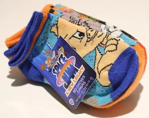 Space Jam A New Legacy Kids Boys No Show Socks Shoe Size 7.5-3.5 5 Pairs - Picture 1 of 6