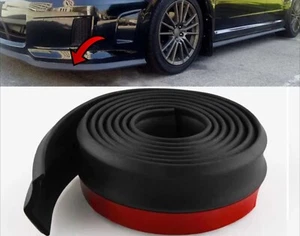 Per Fiat 500 Abarth 595 695 Protezione Paraurti Anteriore Labbro Gomma Sdoppiatore Striscia - Foto 1 di 5