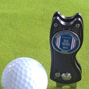 Rangers Themed Golf Ball Marker with Black Pitch Mark Tool (new) - Picture 1 of 3