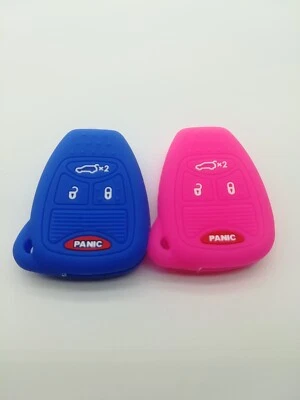 2*Cubierta de llave para Jeep Liberty Dodge Avenger Durango Charger Magnum Chrysler 200 Foto 1 de 4