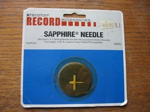 Sapphire Needle for Astatic N8-7, Used in many Kiddie Phonographs  NEW 658RJ - Picture 1 of 2