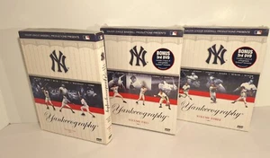 Yankeeography - Vol. 1 -3 New York Yankees DVD SETS great 2 & 3 Are New Sealed - Picture 1 of 4