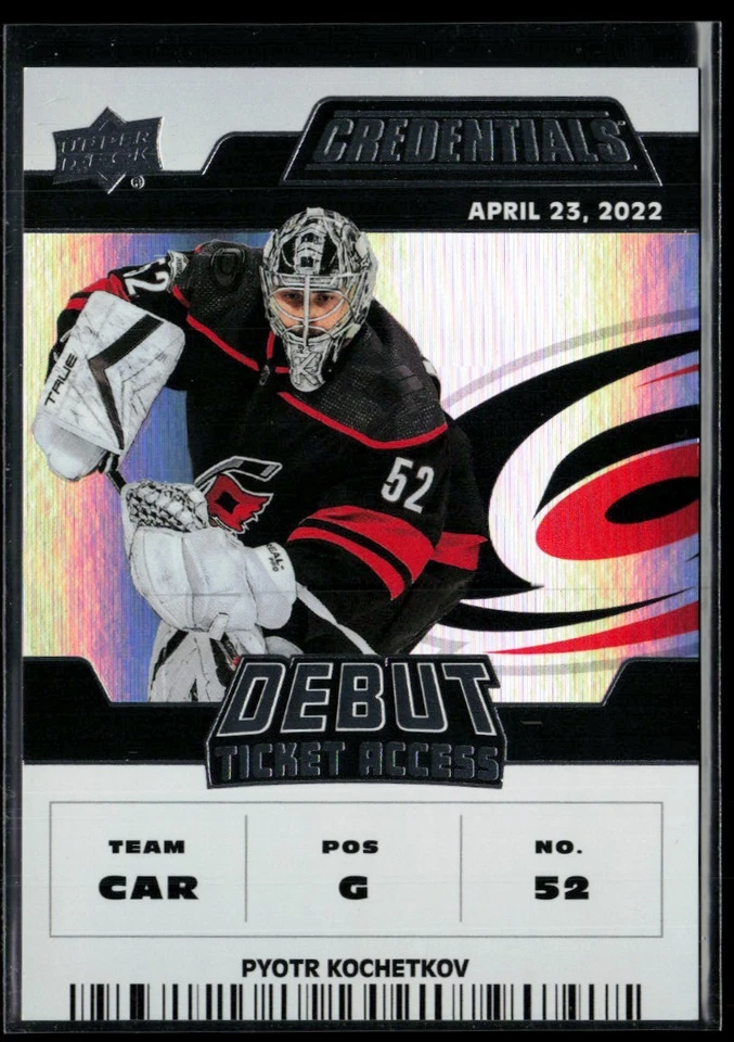 2022-23 Upper Deck Credentials #181 Pyotr Kochetkov RC 100/599 - Image 1 of 2