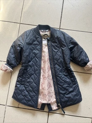 Mikk-line, Mädchen, Jacke, Steppmantel, Blau, Übergangsjacke, Sehr Gut - Bild 1 von 4