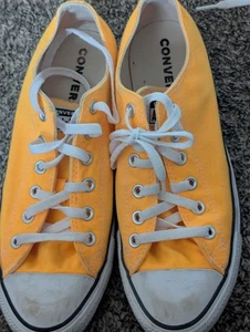 Camisetas bajas Converse All Star amarillo brillante naranja talla 10 para hombre 8 - Imagen 1 de 20