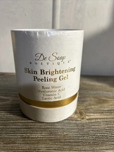 De Soap Boutique Skin brightening peeling gel rosewater hyaluronic acid vitamin - Picture 1 of 7