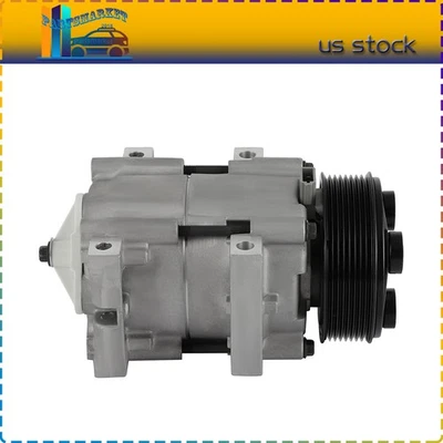 AC A/C Compressor FOR Ford E-350 Econoline Club Wagon Super Duty - Image 1 of 4