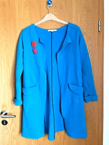 BODEN Walk Mantel Long-Cardigan Gr. 38-40 s. Maße 100% Wolle sgt Zstd - Bild 1 von 2