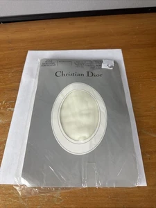 Vintage Christian Dior Alabaster Ivory Control Top Sheer Pantyhose Nylons Size 2 - Bild 1 von 7
