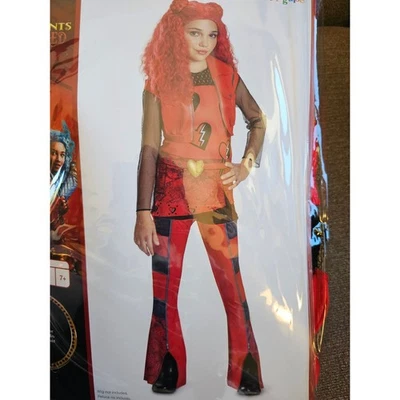 迪士尼后代红色崛起儿童服装 M 7-8 连身裤背心伪装新品 — 第 1/4 张图片