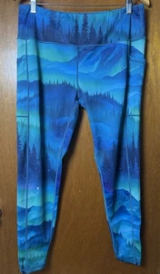 CVG Constantly Varied Gear Sz XXL Blue Mountains Leggings Squat Approved GUC - Picture 1 of 3