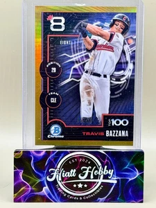 2025 Bowman Chrome - Travis Bazzana #BTP-8 - Top Prospects - Gold /50 - Picture 1 of 2