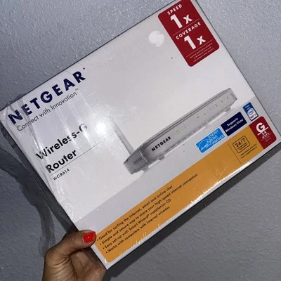 Roteador Wireless G Netgear WGR614L 300 Mbps 4 Portas 10/100 NOVO - Imagem 1 de 3