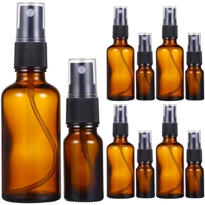 10 Pcs Glass Spray Empty Bottle Travel Essential Oil Bottles Perfume Refillable - Picture 1 of 11