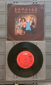 Bangles - Walking Down...(7", 45RPM, Single) CBS UK Like New Used NM Condition - Picture 1 of 1