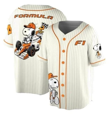 Snoopy Formula 1 car Jersey, Mclaren f1 Car Jersey