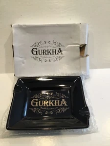 NUOVO HANSOTIA & CO. GURKHA SIGAR LTD. ED. GRANDE POSACENERE... NERO - Foto 1 di 3