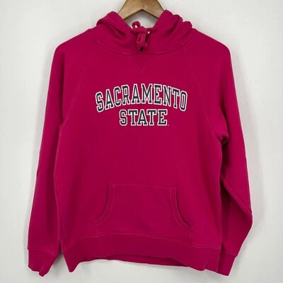 Champion Sudadera con Capucha Para Mujer Talla L Rosa Sacramento State Hornets CSUS Pullover Foto 1 de 4