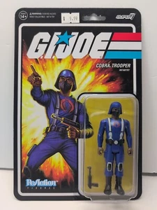 Super7 GI Joe ReAction Figur Cobra Trooper Infantry Dark Skin MOC - Bild 1 von 3