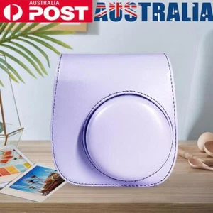 Camera Bag Case PU Leather Camera Cover Pouch for Fujifilm Instax Mini 12/11/9/8 - Picture 1 of 32