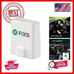FIXD Bluetooth OBD2 Scanner for Car - Car Code Readers & Scan Tools for iPhone & - Picture 1 of 11